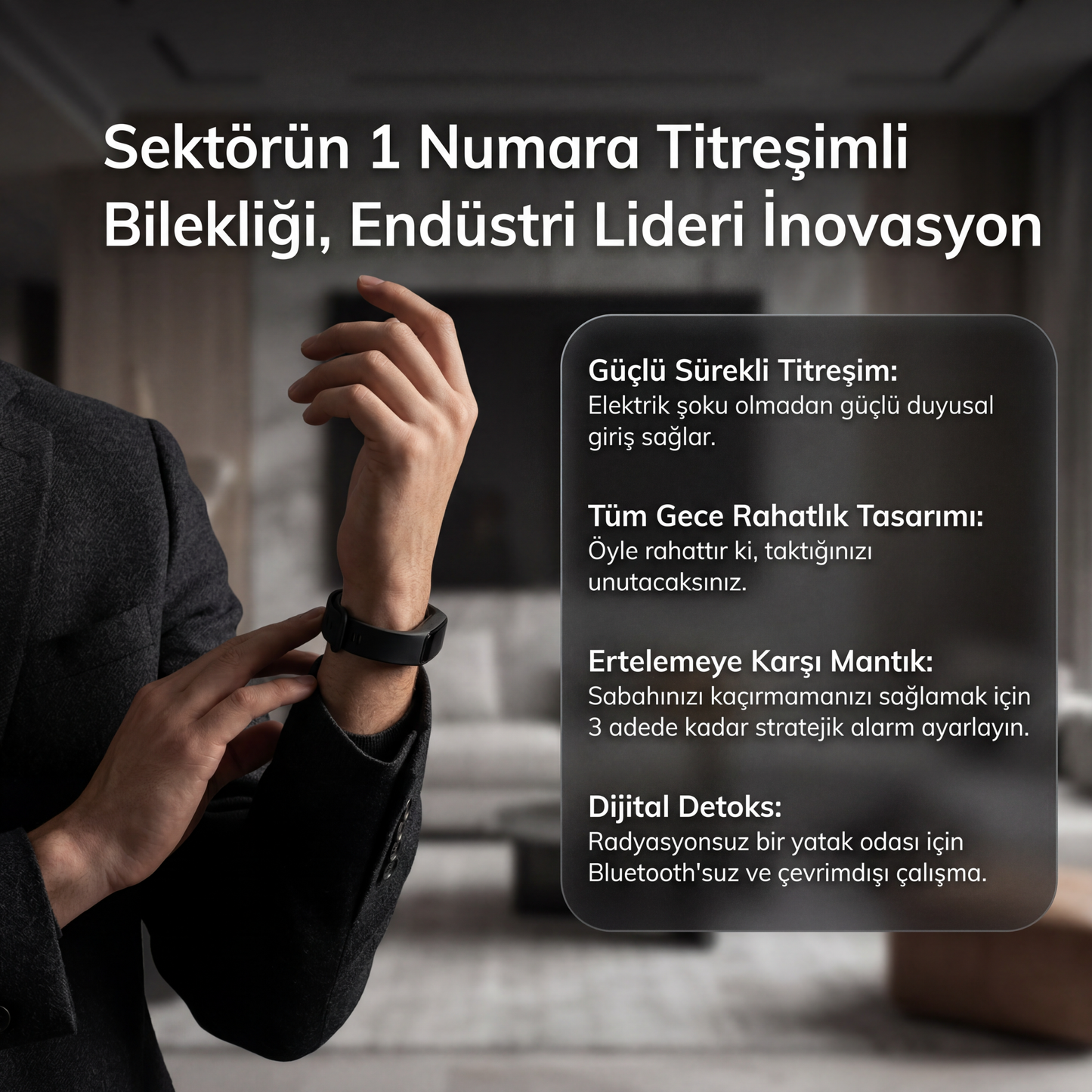 Titreşimli Akıllı Bileklik