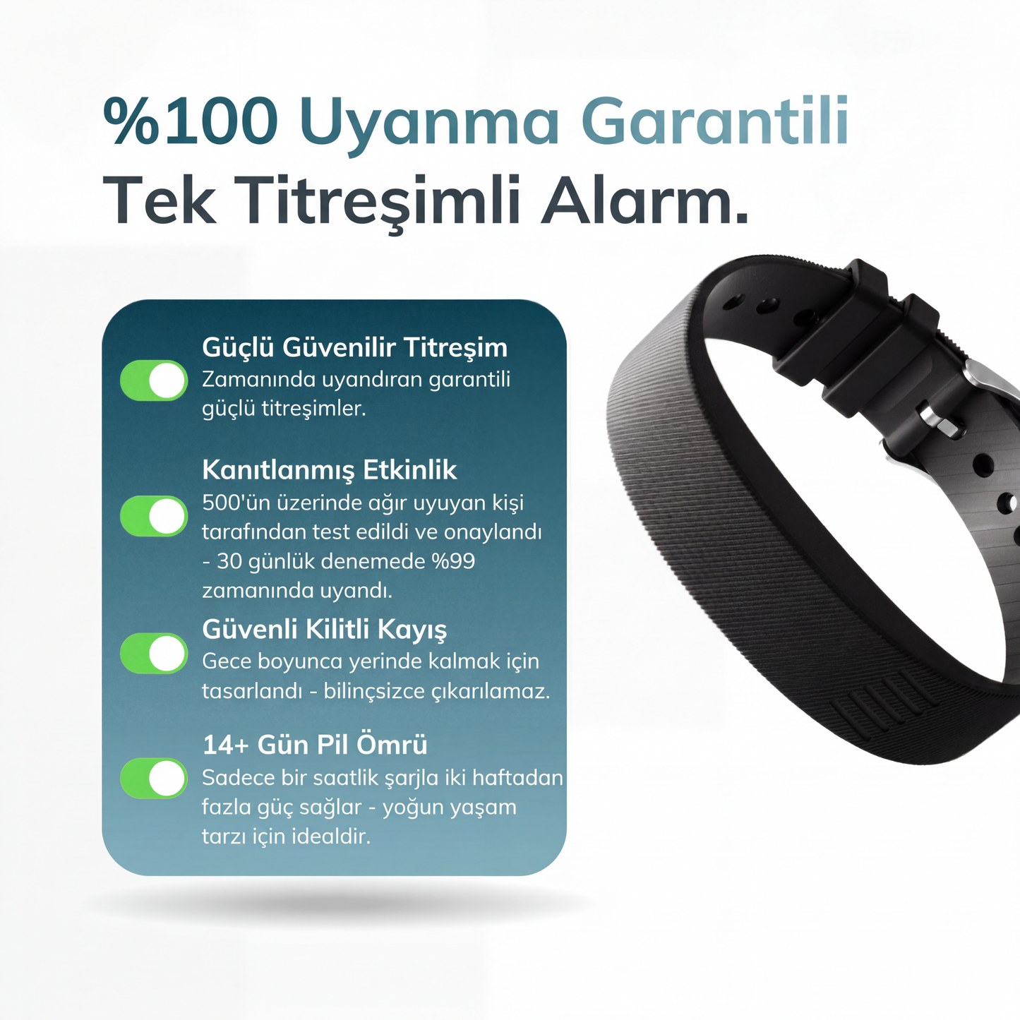 Titreşimli Akıllı Bileklik